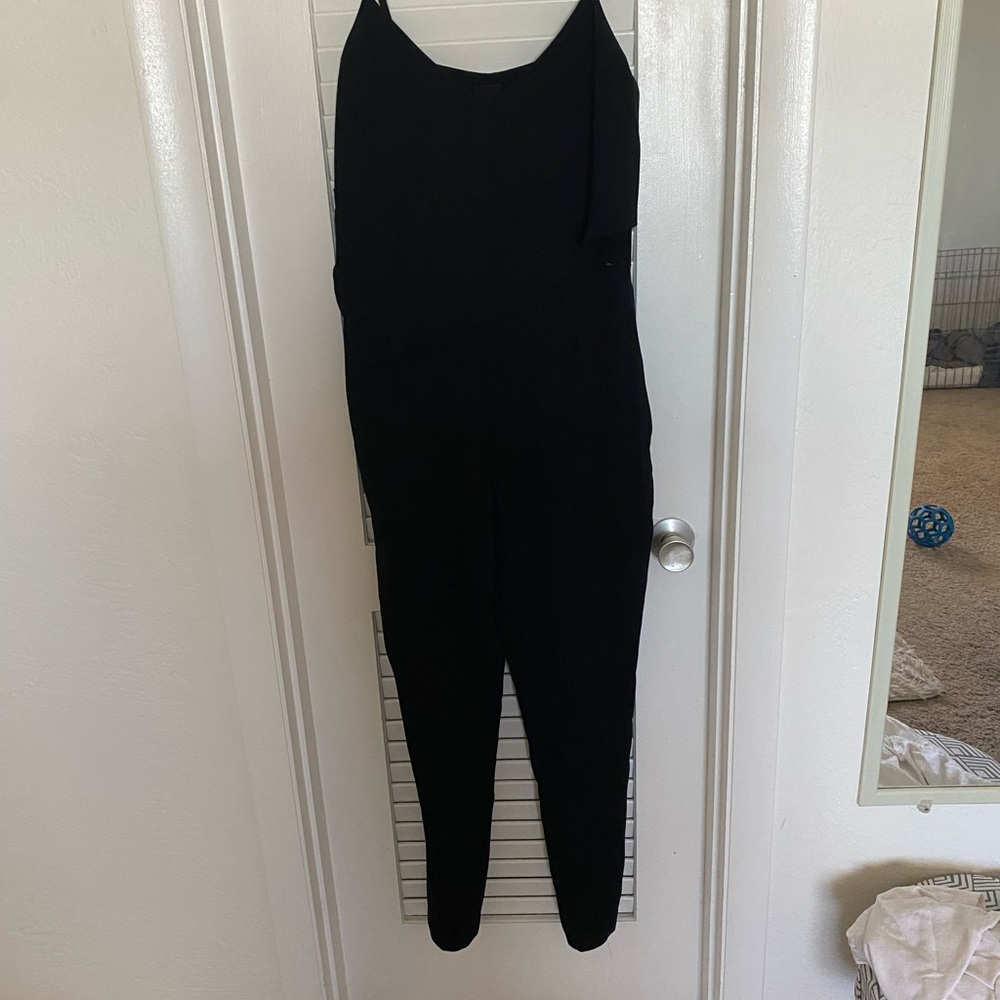 Armani Exchange Classic Black Jumpsuit